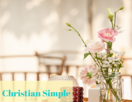 Christian simple living feature image