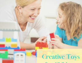 Mom and daughter with Legos. Feature image for Creative Toys for Children