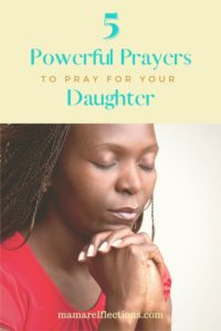 woman praying pinnable image for Prayers for your daughter