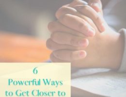 folded hands on top of Bible feature image