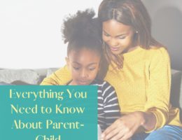 Parent child relationship post feature image of mom with her arm around her daughter