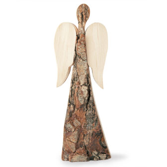 image of wooden angel figurine